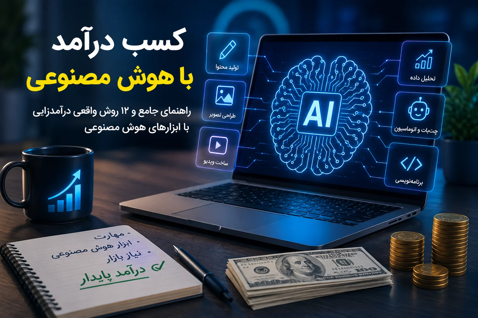 کسب درآمد با هوش مصنوعی